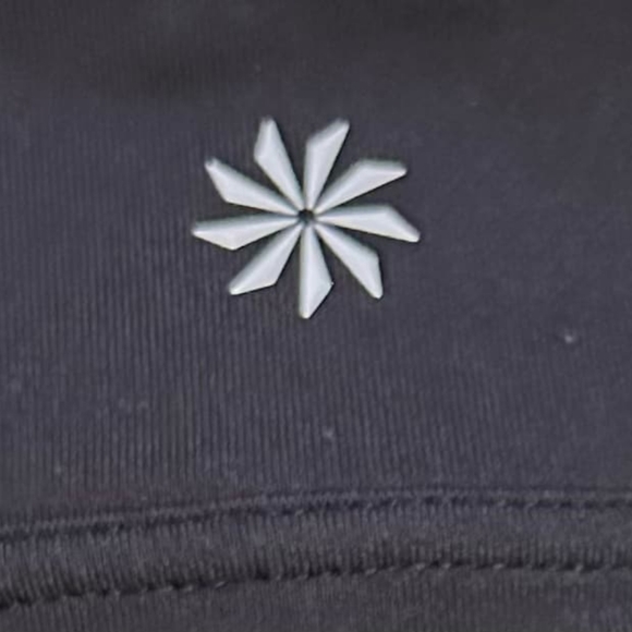 ATHLETA BLACK Spandex Skort Zippered Pocket Sz. Medium - Picture 2 of 7